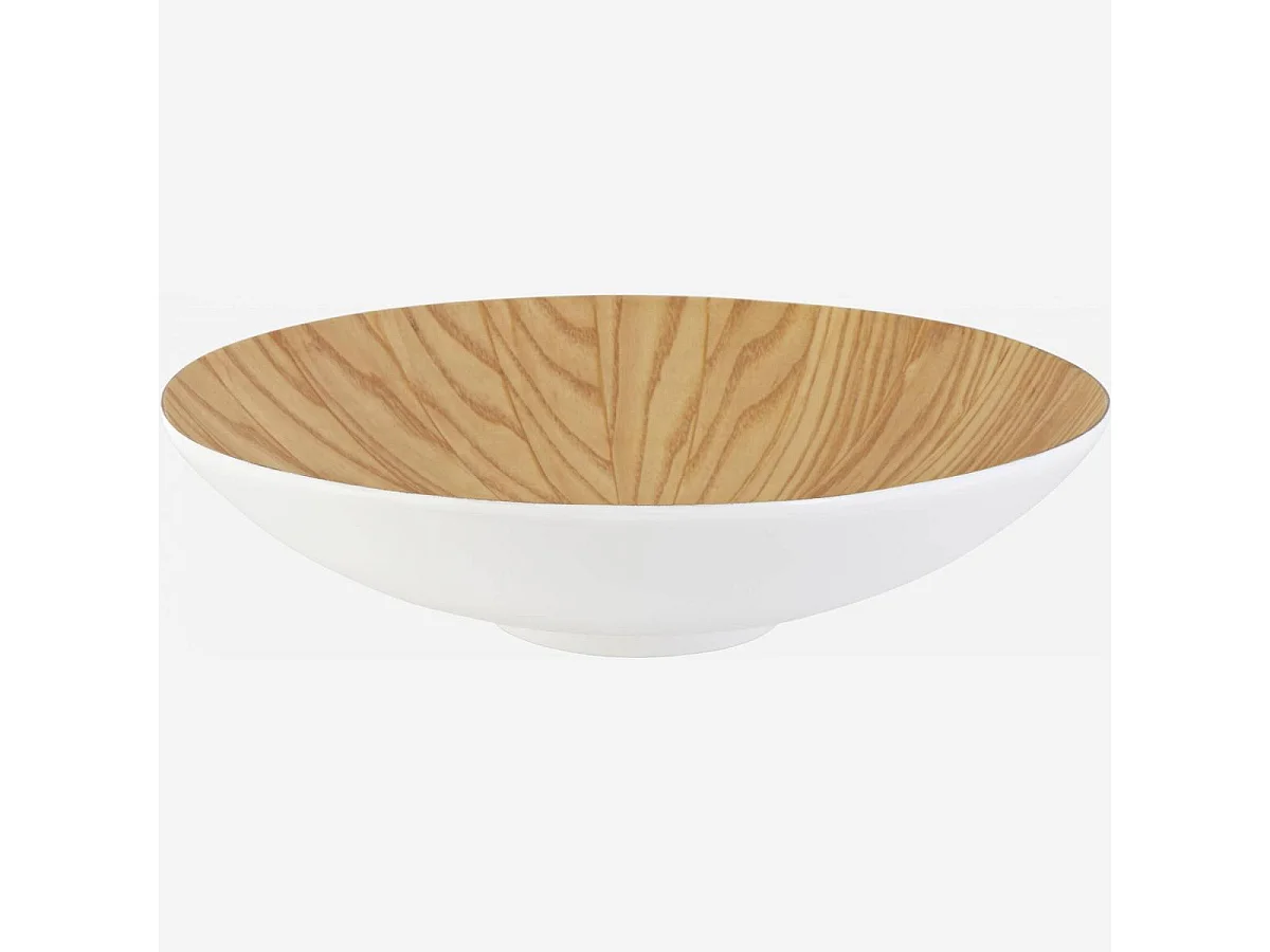 Habitat - Coupe en bambou - 45 cm - Blanc - Lau