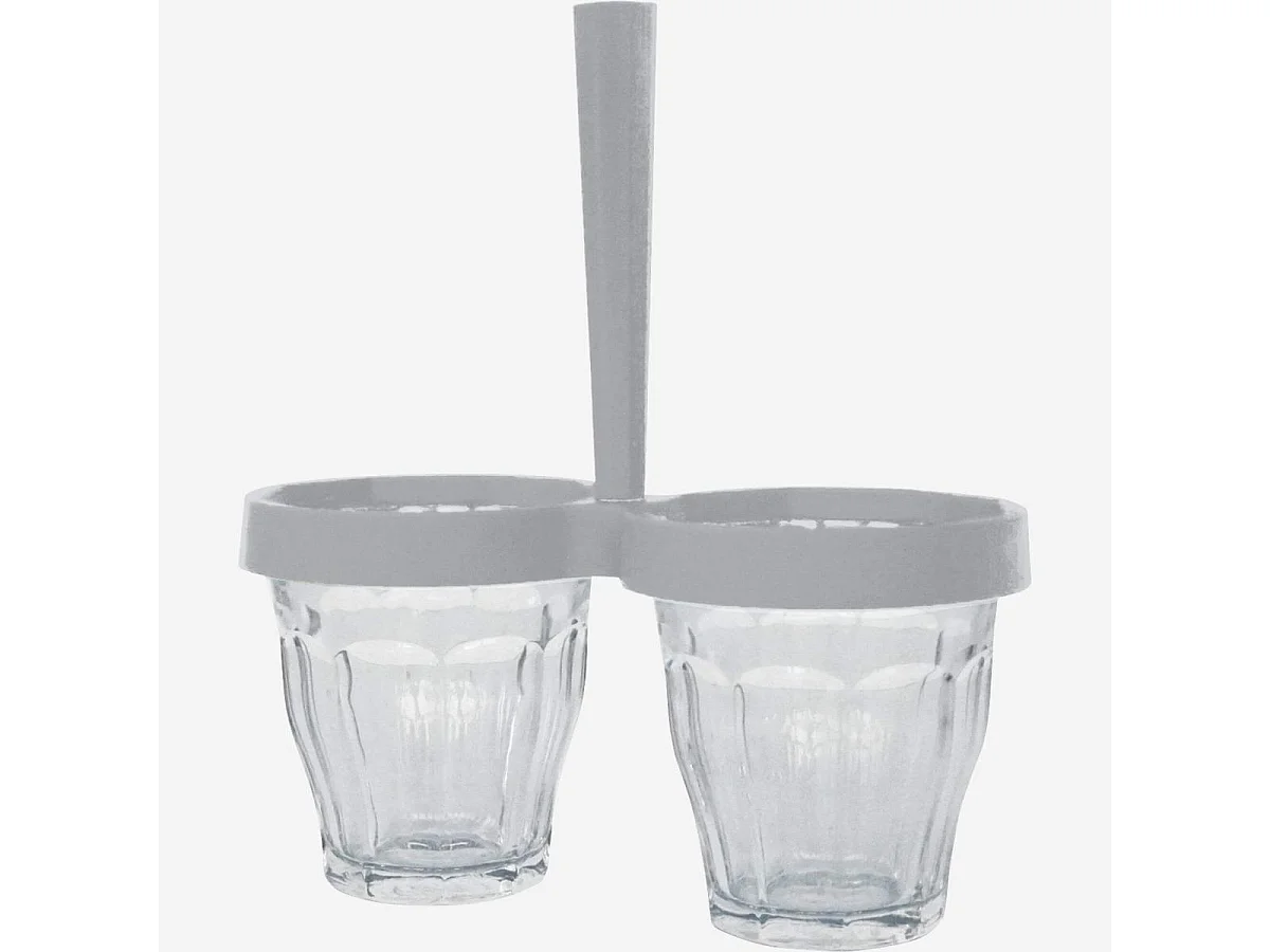 Habitat - Ramequins en verre Duo de choc - Gris - Design by 5.5 pour Designerbox - Picardie