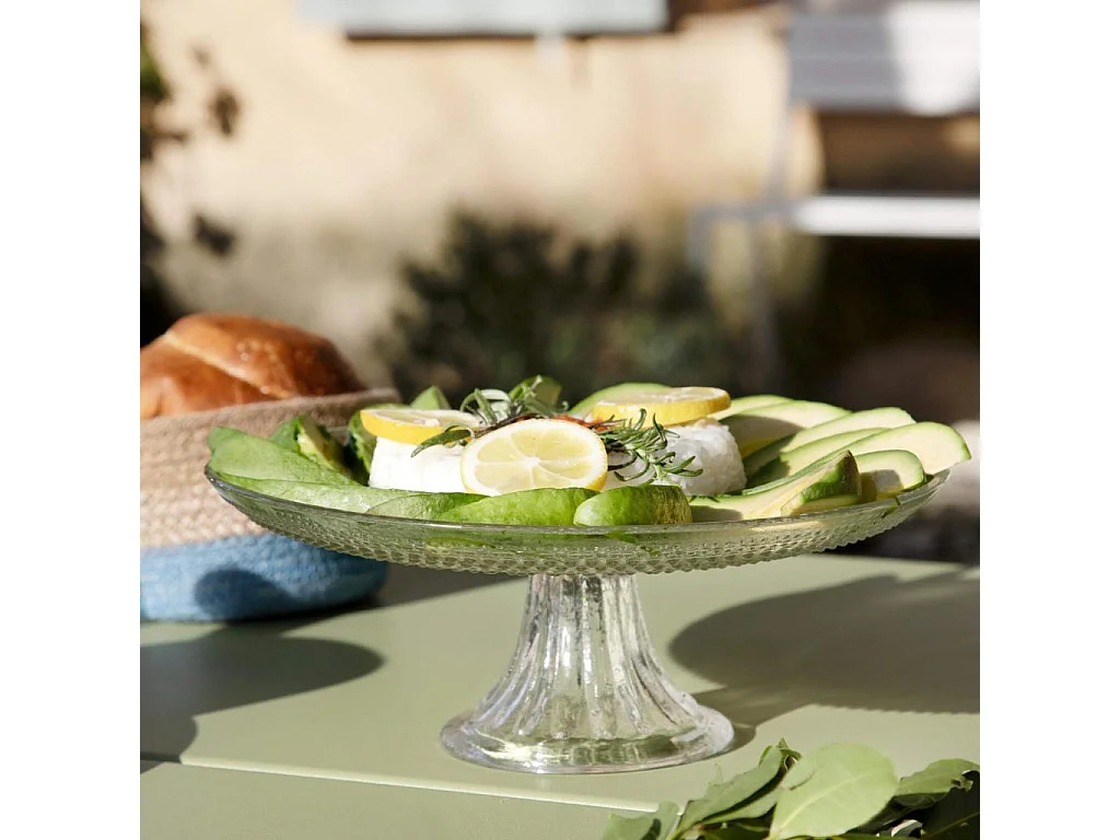 Habitat - Présentoir à gâteaux en verre - 27 cm - Transparent - Gateaux