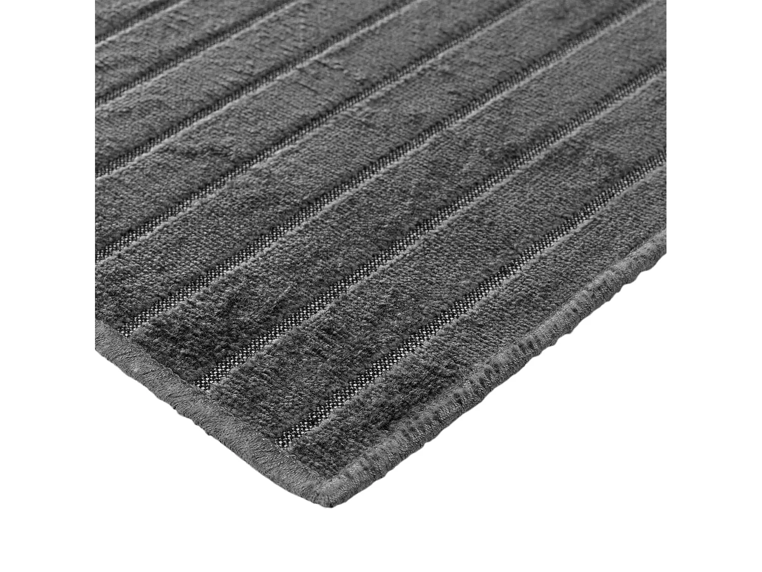 Tapis Déco Imprimé "Géode" 140x200cm Anthracite