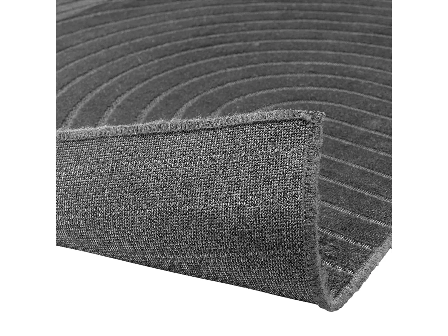 Tapis Déco Imprimé "Géode" 140x200cm Anthracite