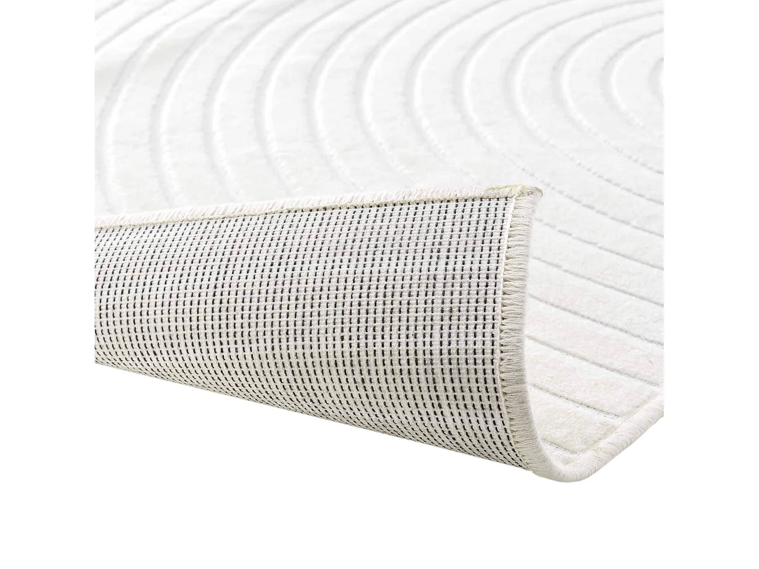 Tapis Déco Imprimé "Géode" 140x200cm Naturel