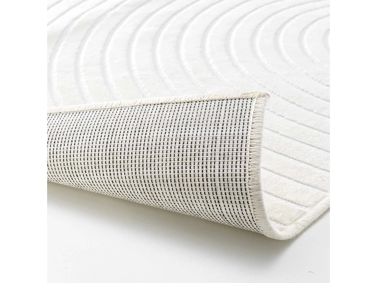 Tapis Déco Imprimé "Géode" 140x200cm Naturel