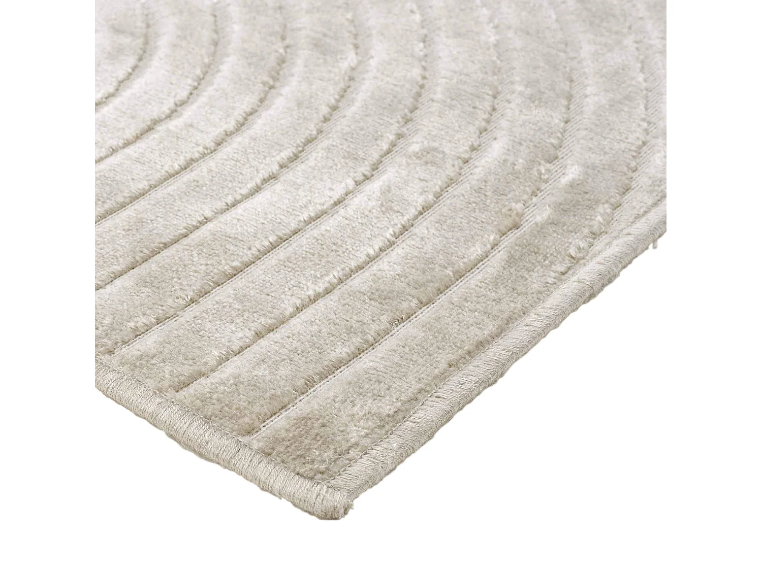 Tapis Déco Imprimé "Géode" 140x200cm Gris