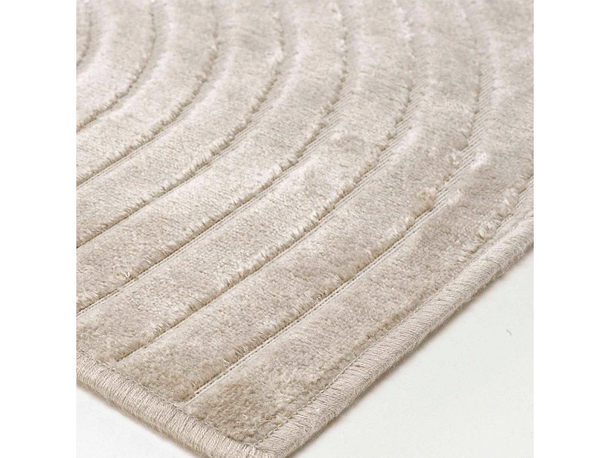 Tapis Déco Imprimé "Géode" 140x200cm Gris