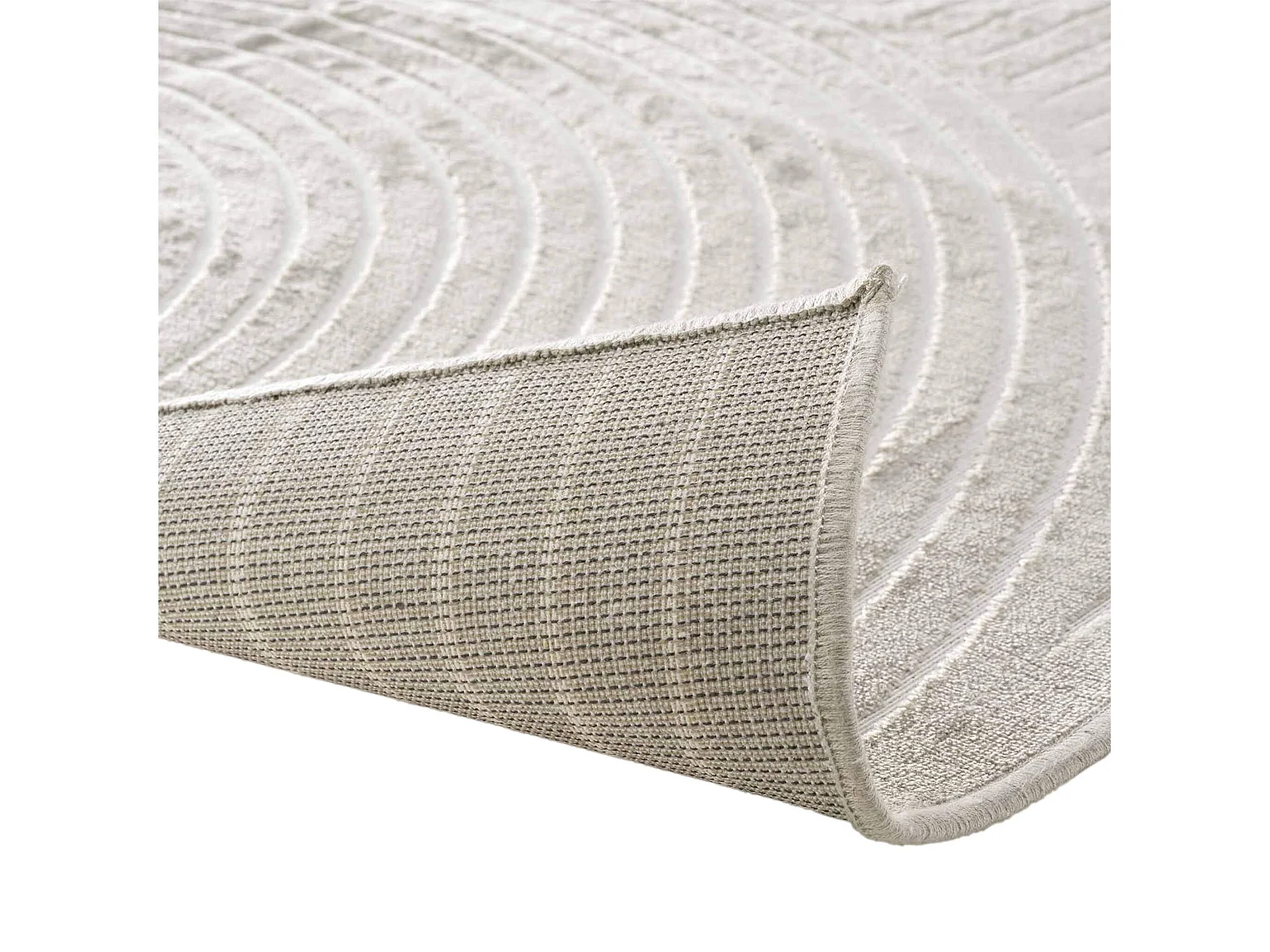 Tapis Déco Imprimé "Géode" 140x200cm Gris