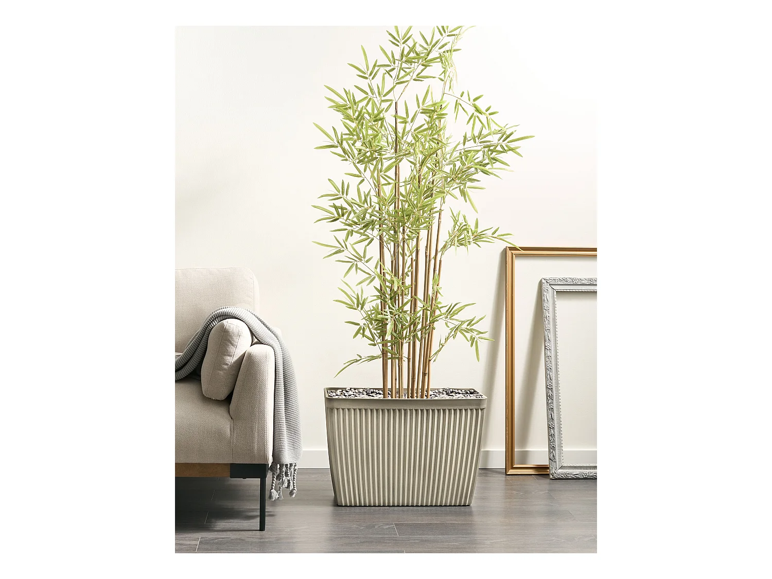 Bloempot SISAL Kunststof 58 cm Beige