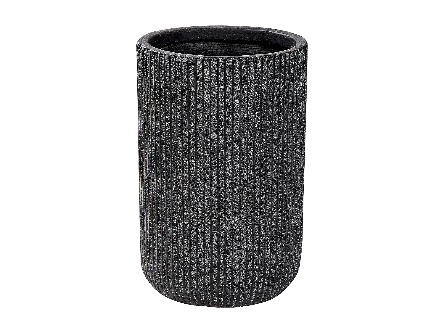 Blumenkübel EANTIO Keramik 25 cm Schwarz