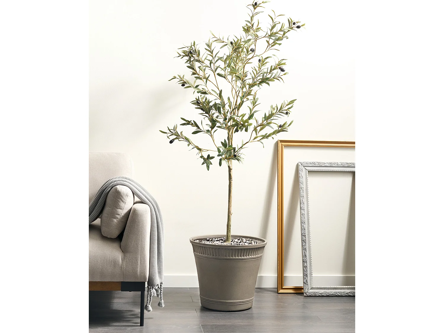 Doniczka CISTUS Plastik 44 cm Szary