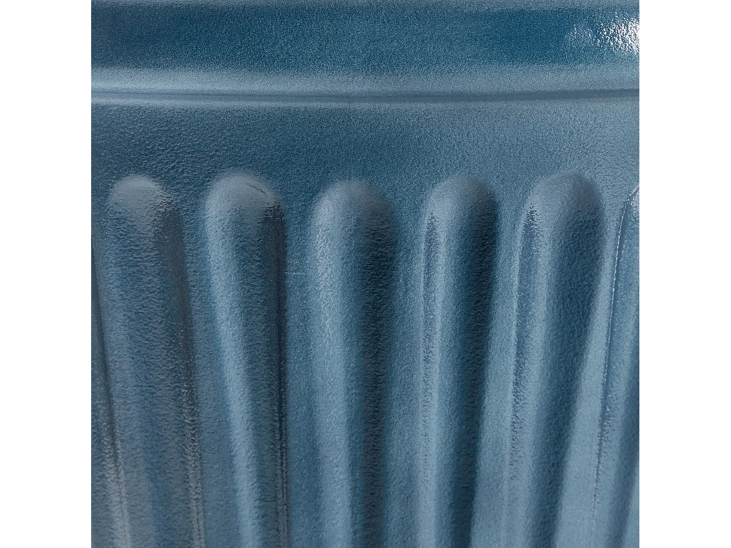 Bloempot MAIZE Kunststof 43 cm Blauw