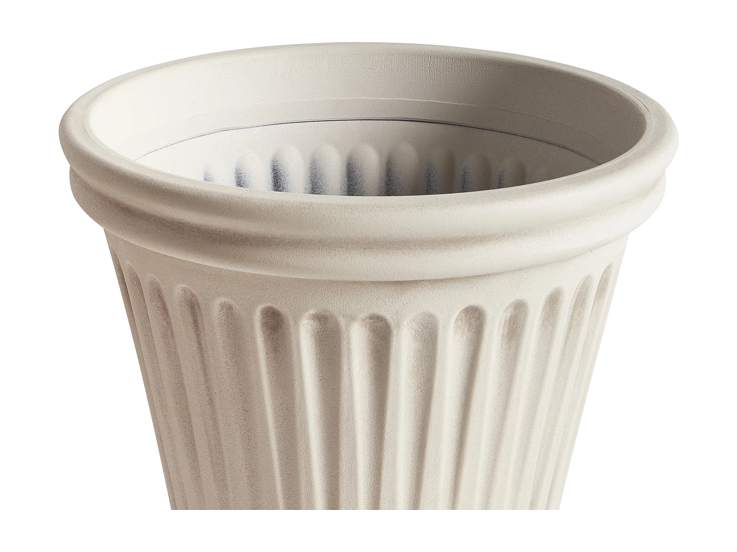 Doniczka MAIZE Plastik 43 cm Jasnobeżowy