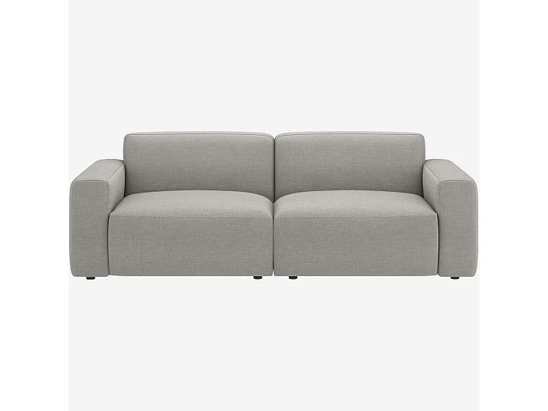 Habitat - Canapé 3 places en tissu - Gris perle - Cremi