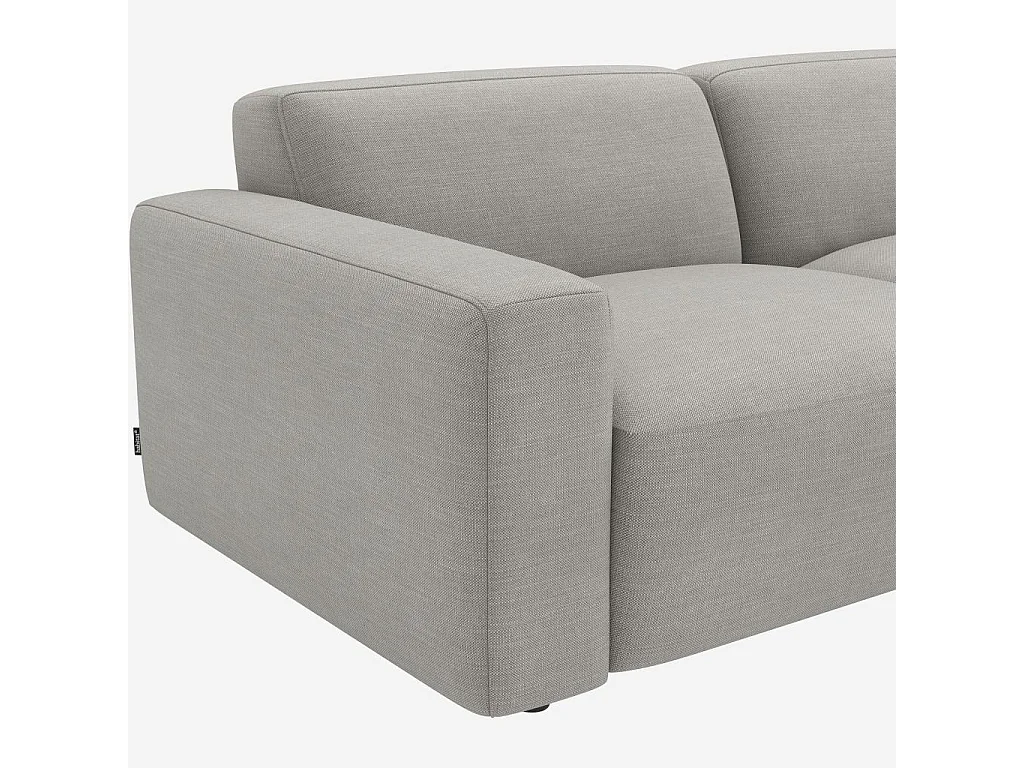 Habitat - Canapé 3 places en tissu - Gris perle - Cremi