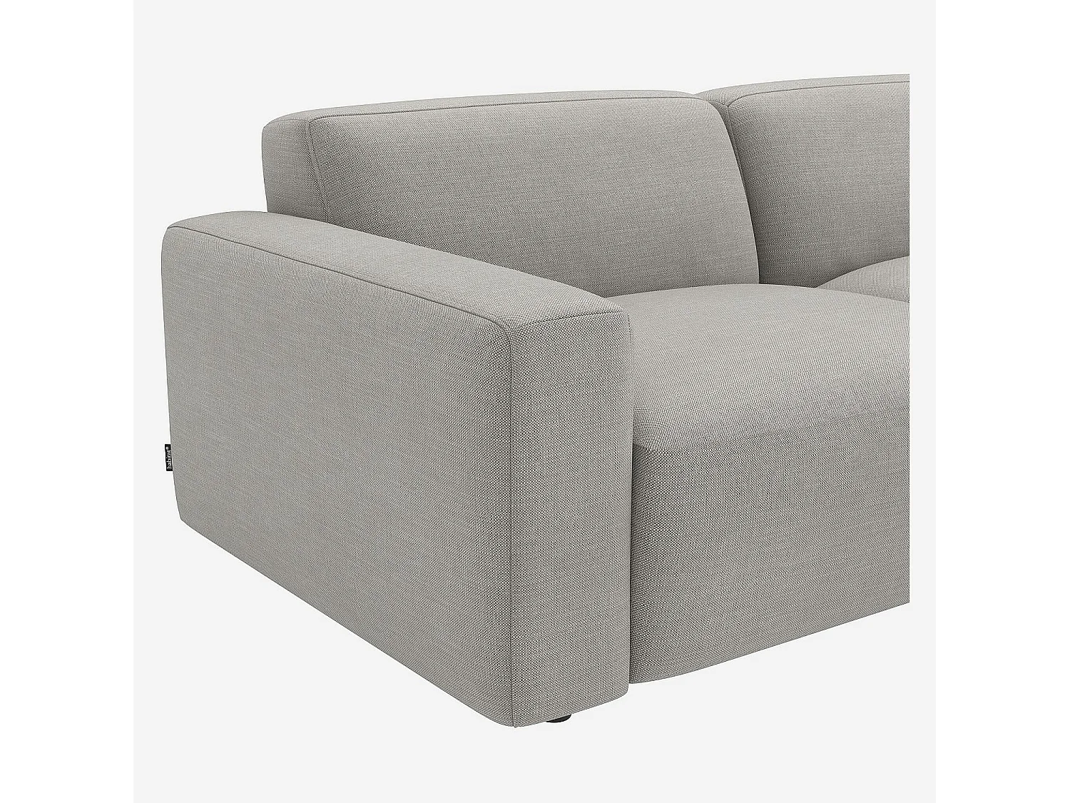 Habitat - Canapé 3 places en tissu - Gris perle - Cremi