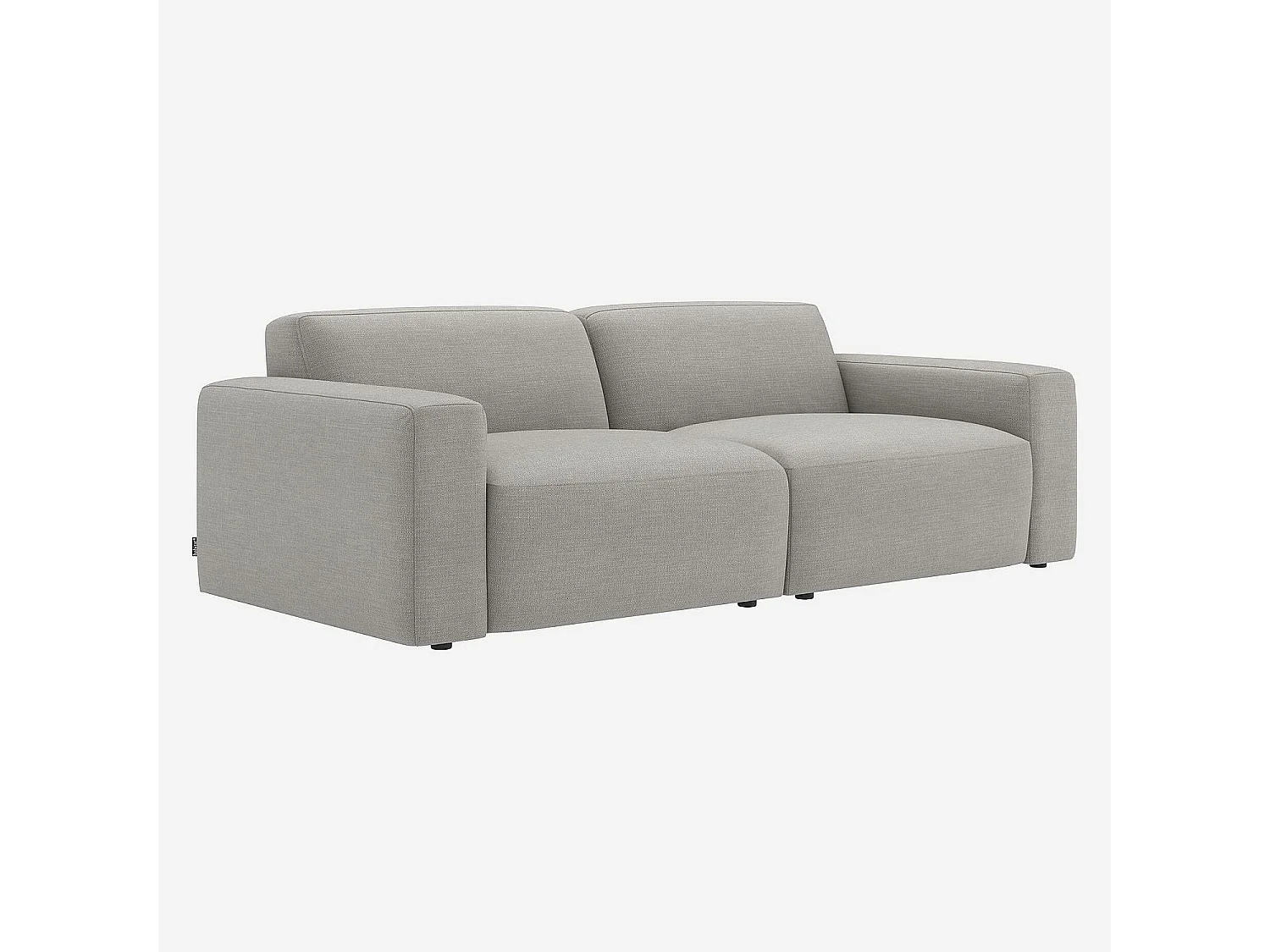 Habitat - Canapé 3 places en tissu - Gris perle - Cremi