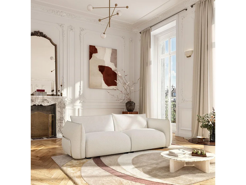 Habitat - Canapé 3 places en tissu - Écru - Design by Morten Georgsen - Celeste