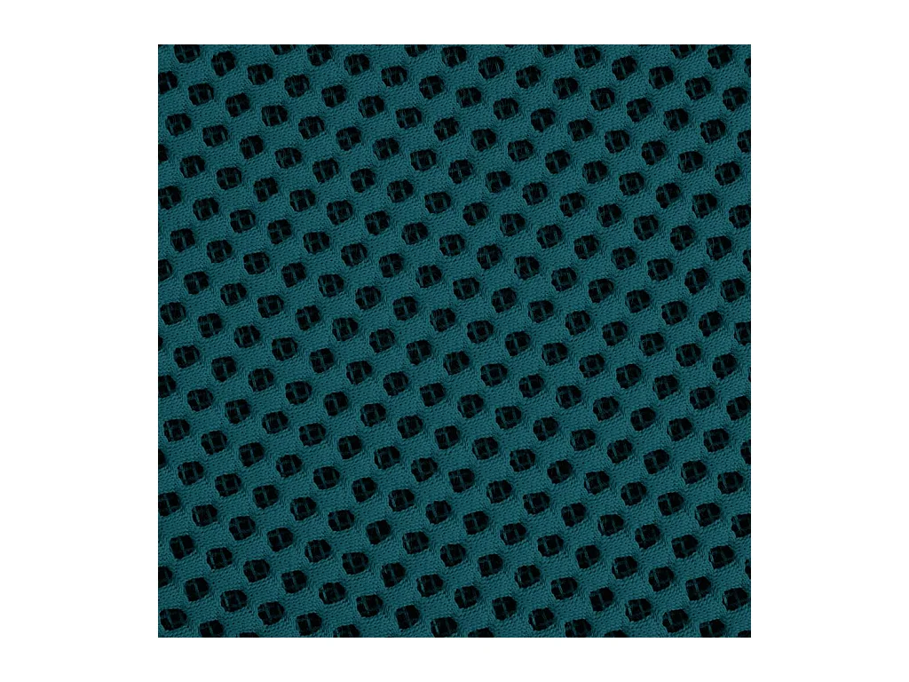 Habitat - Fauteuil en tissu 3D et métal - Bleu canard et noir - Design by Federica Francini - Paraty