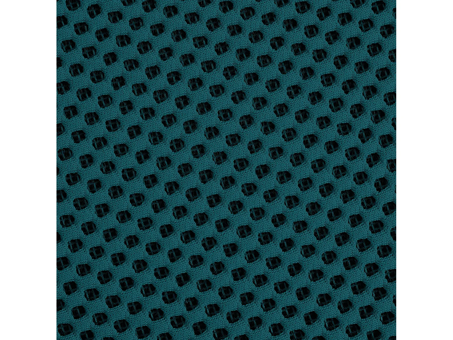 Habitat - Fauteuil en tissu 3D et métal noir - Bleu canard - Design by Federica Francini PARATY