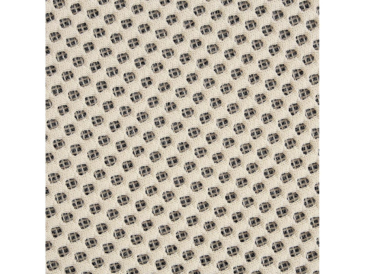 Fauteuil en tissu 3D et métal noir - Sable - Design by Federica Francini