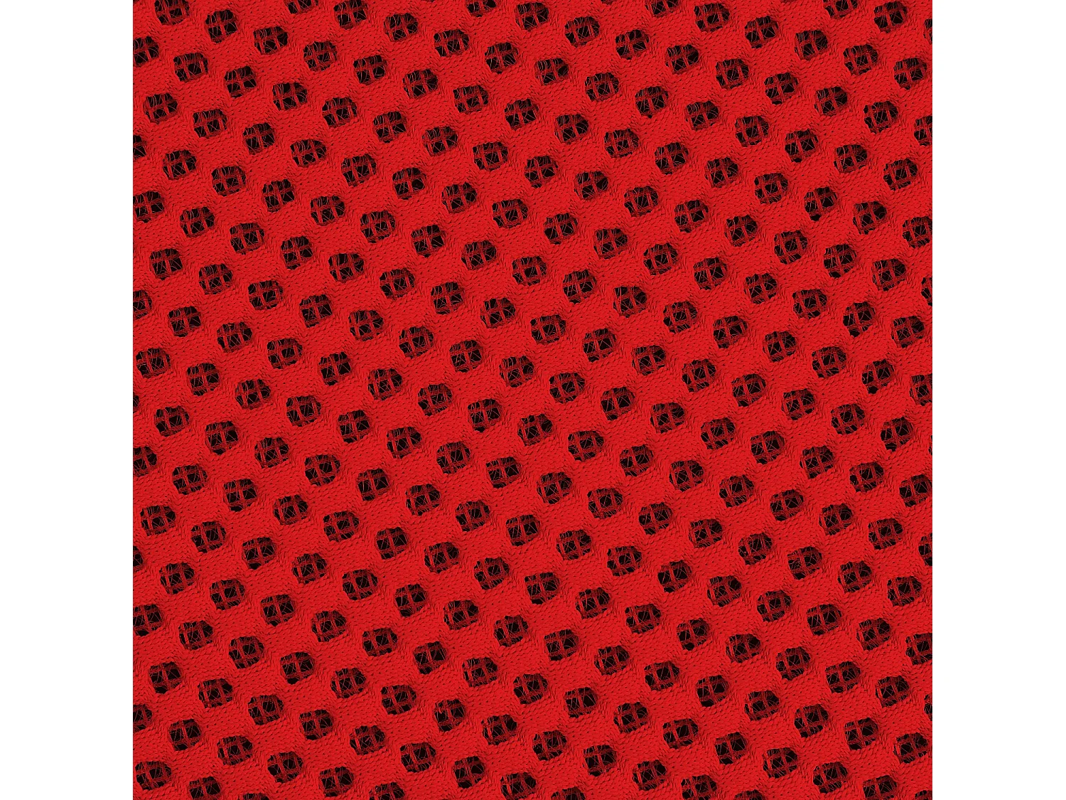 Habitat - Fauteuil en tissu 3D et métal noir - Rouge coquelicot - Design by Federica Francini PARATY