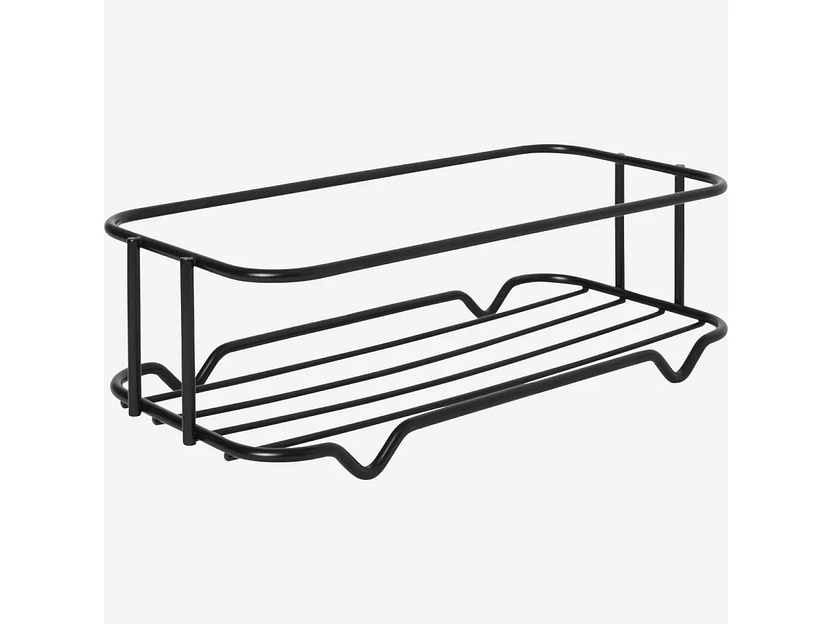 Habitat - Panier de bain en métal - Noir - Atela