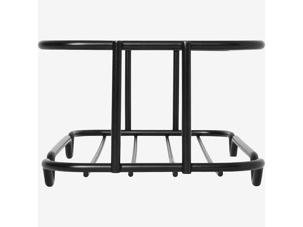 Habitat - Panier de bain en métal - Noir - Atela