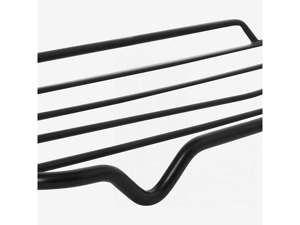 Habitat - Panier de bain en métal - Noir - Atela