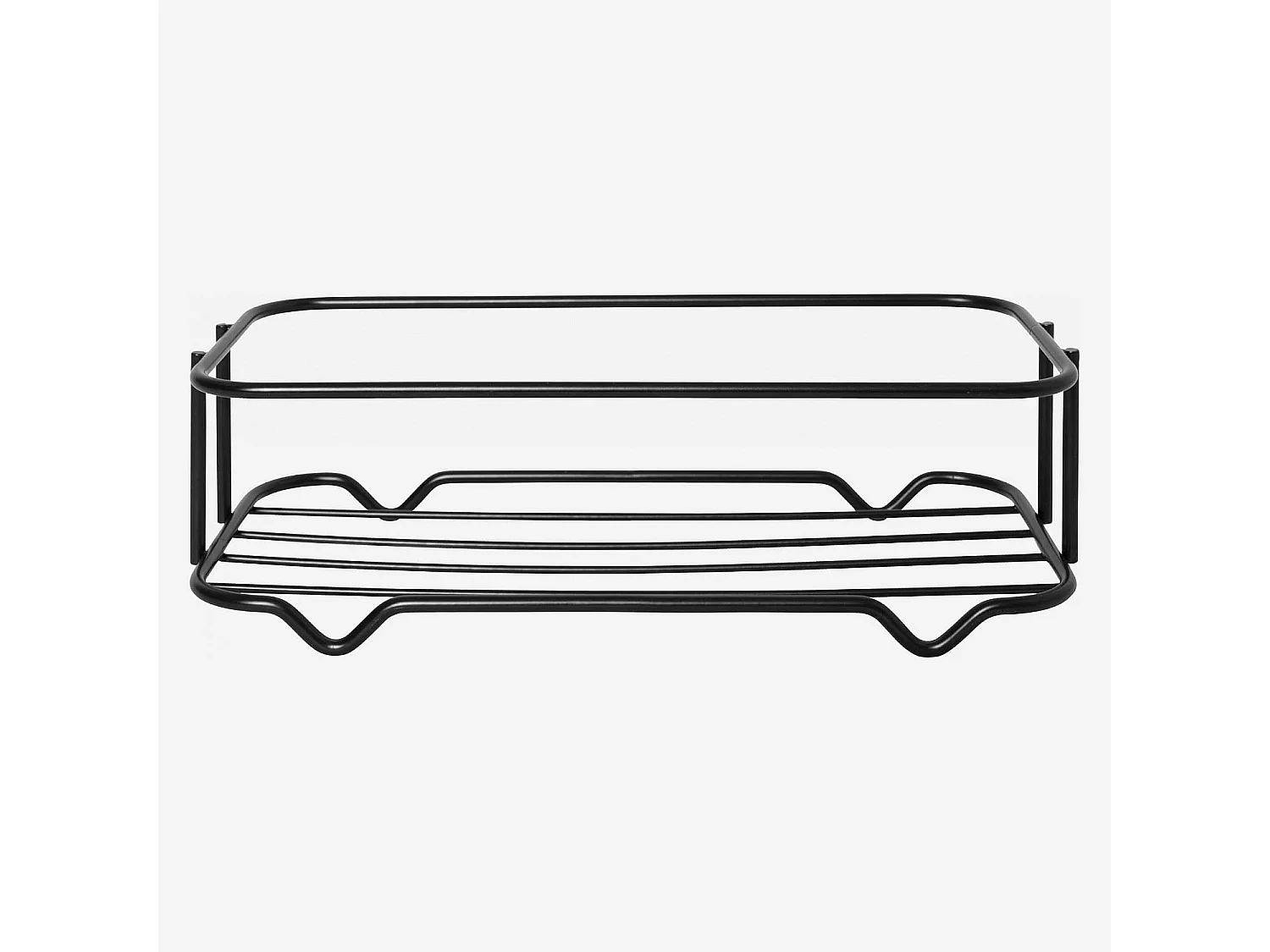 Panier de bain en métal - Noir