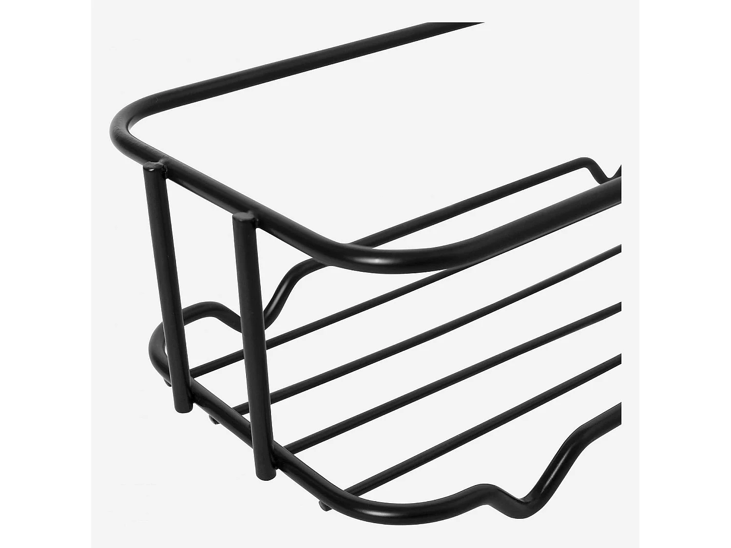 Panier de bain en métal - Noir