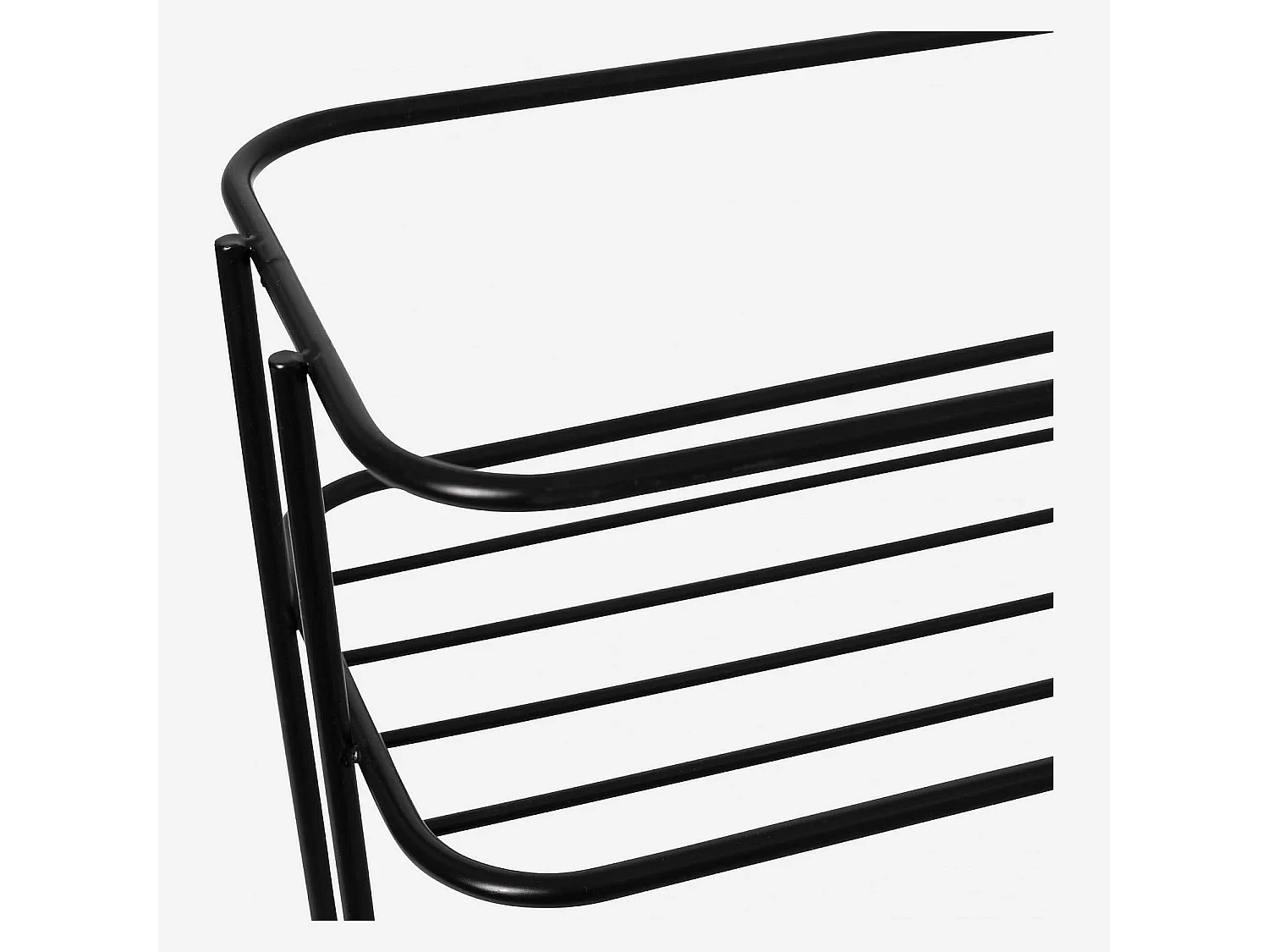 Panier de bain 2 étagères en métal - Noir