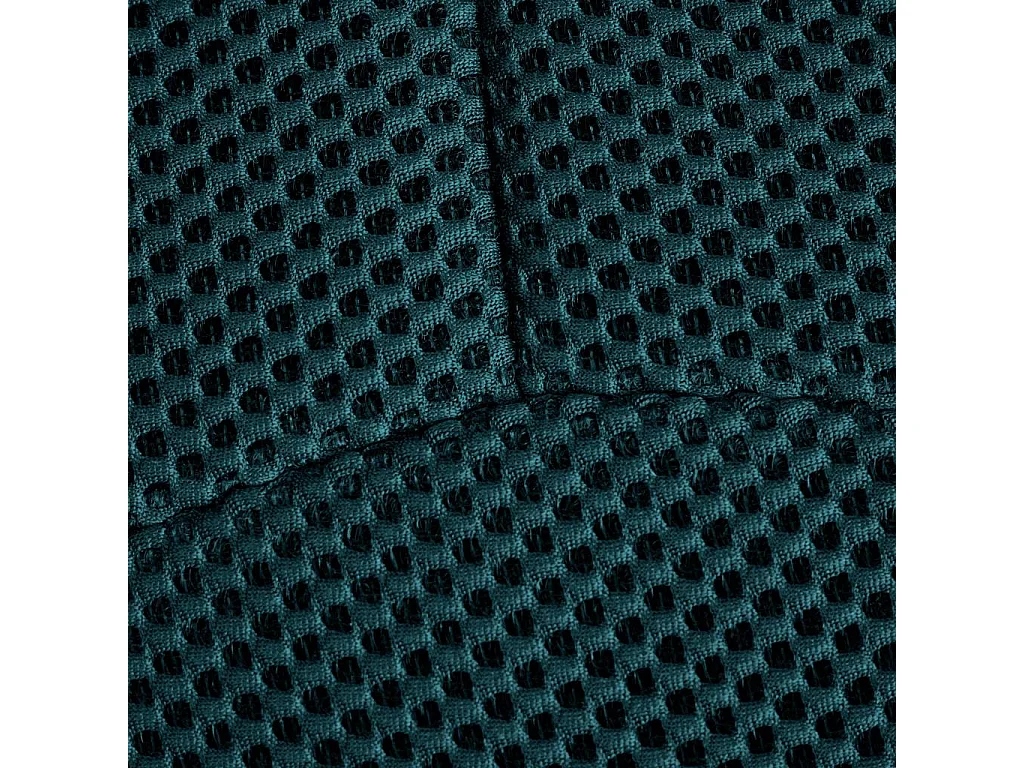 Habitat - Fauteuil pivotant en tissu 3D - Bleu canard - Somio