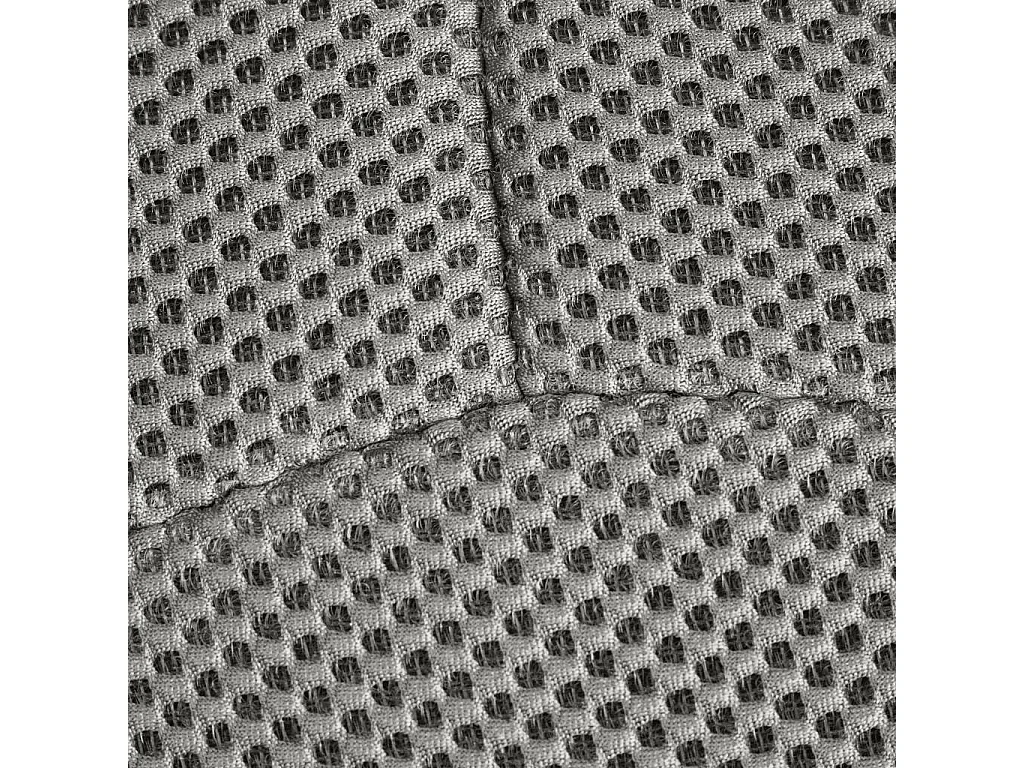 Habitat - Fauteuil pivotant en tissu 3D - Gris platine - Somio