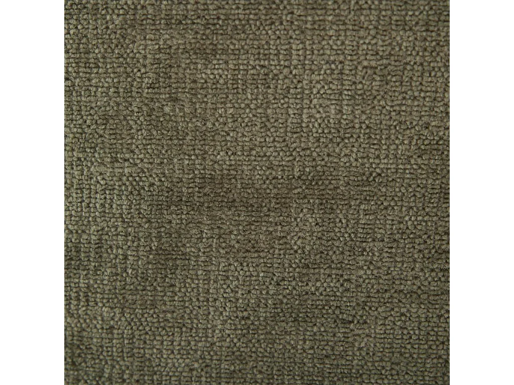 Habitat - Fauteuil pivotant en tissu chenille et métal mat - Vert kaki et noir - Mogliano