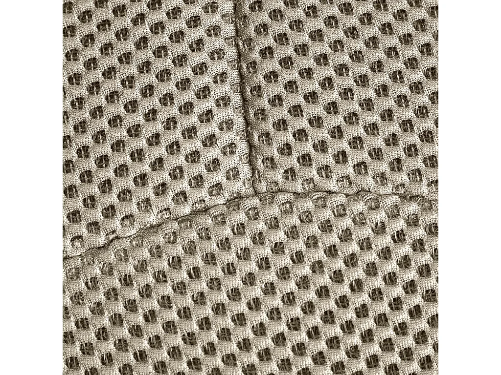 Habitat - Fauteuil pivotant en tissu 3D - Sable - Somio