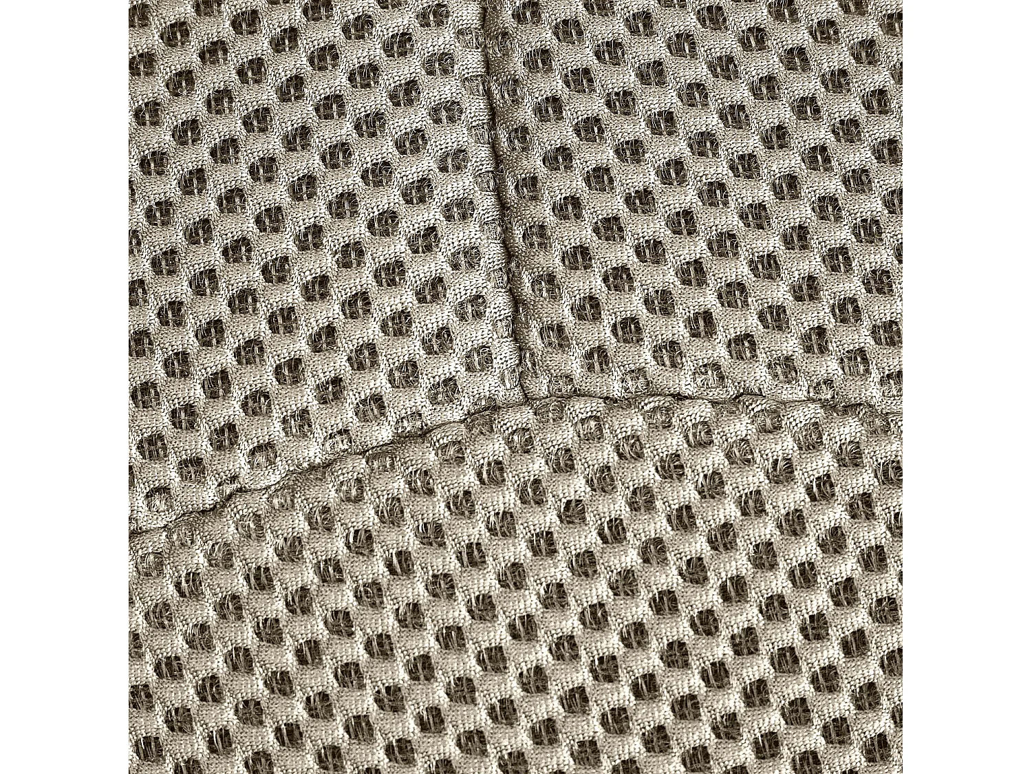 Habitat - Fauteuil pivotant en tissu 3D - Sable - Somio