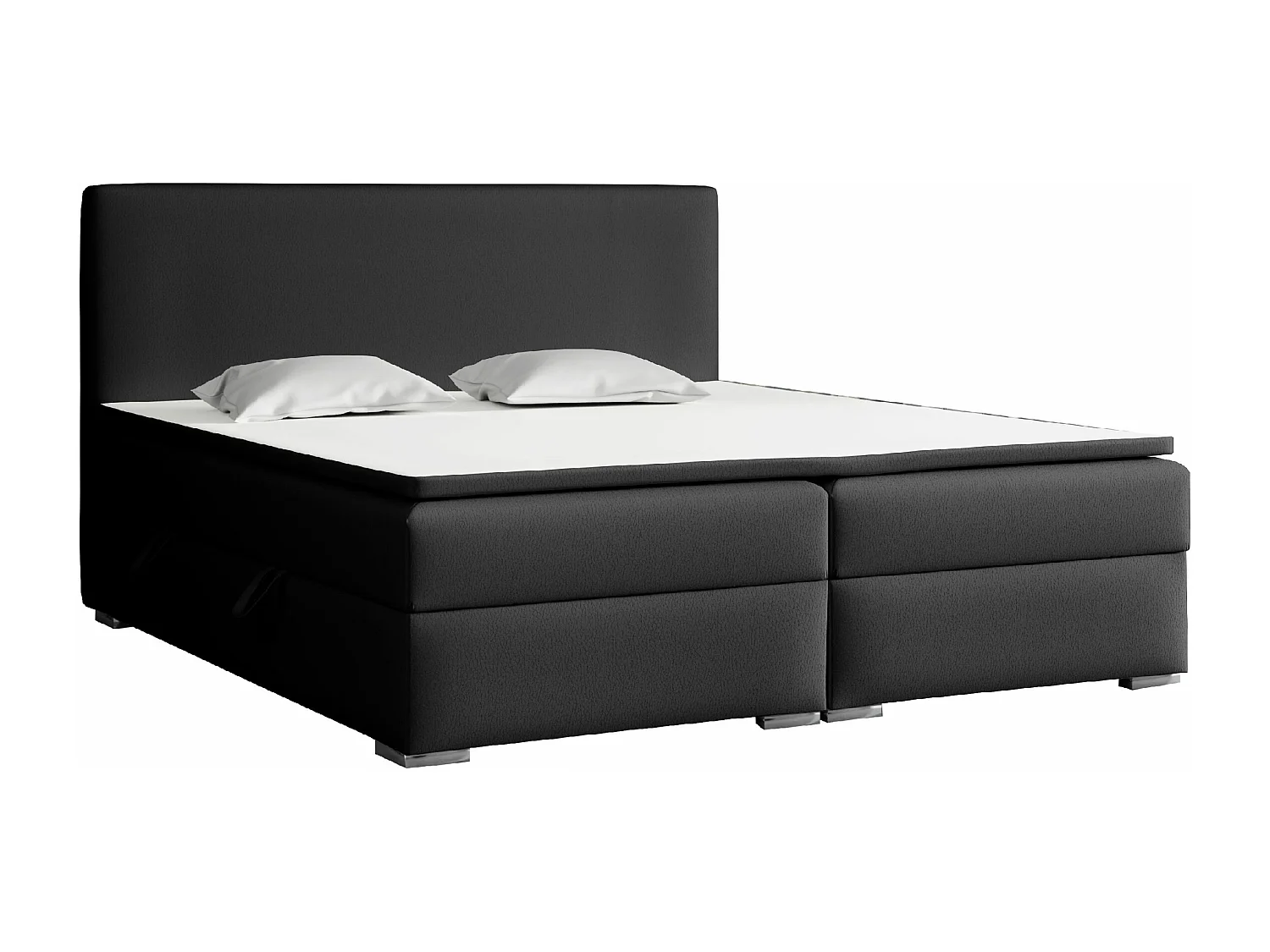 BOXSPRINGBETT mit Bettkästen Laval 160x200 cm, Soft 11 (Schwarz)