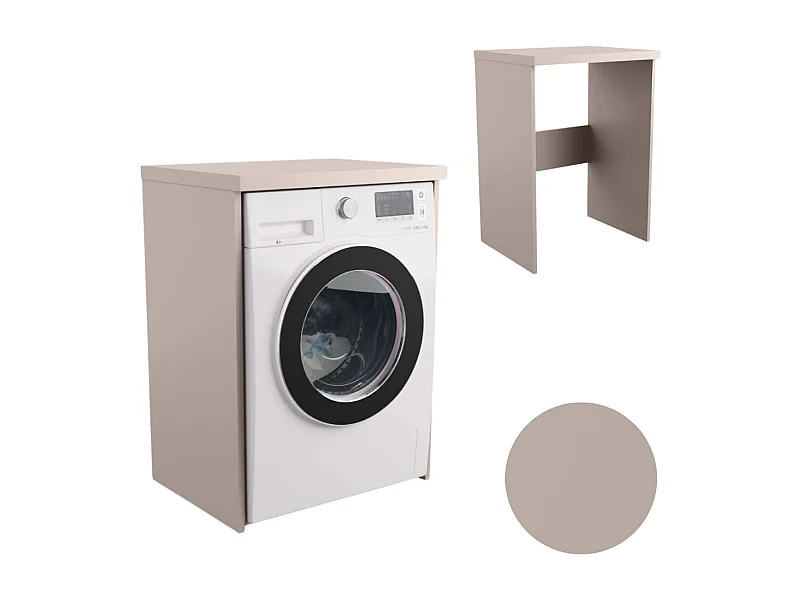 Kast voor Badkamer Boven Wasmachine Droger Kolomkast Opbergkast Kasjmier