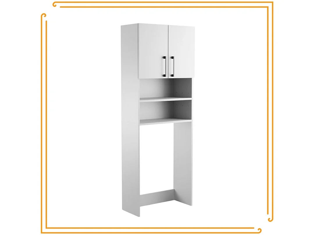 Badkamerkast Boven Wasmachine Droger Kolomkast Wit AGD Inbouw