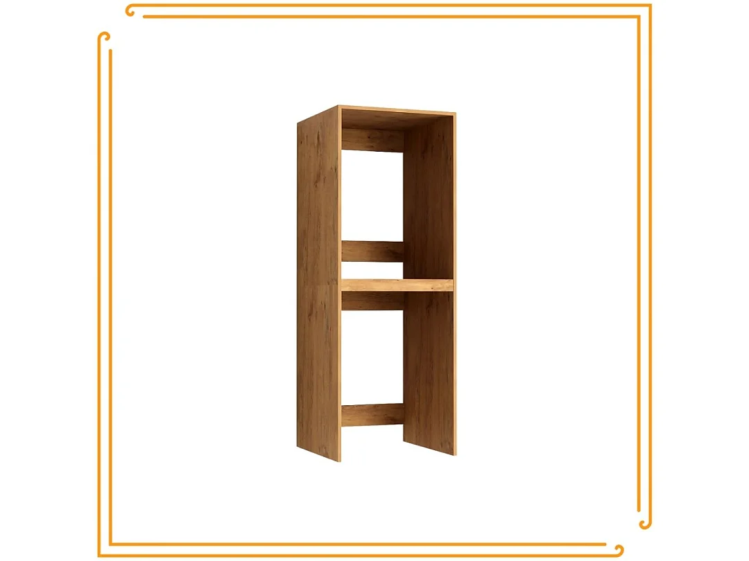 Schrank für Badezimmer über Waschmaschine und Trockner Säulenschrank Regal Einbauschrank Eiche Lancelot