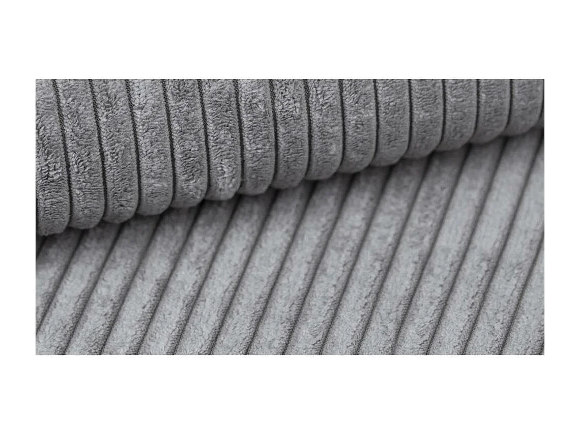 CANAPE Parys U avec fonction sommeil gris clair