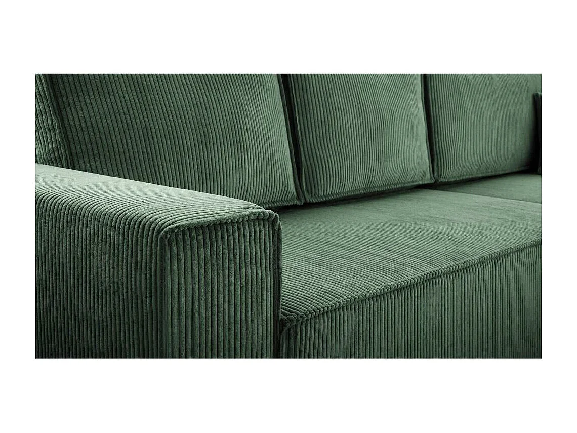 WOHNLANDSCHAFT Parys U mit Schlaffunktion grün