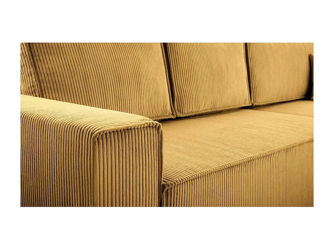 WOHNLANDSCHAFT Parys U mit Schlaffunktion dunkelgelb