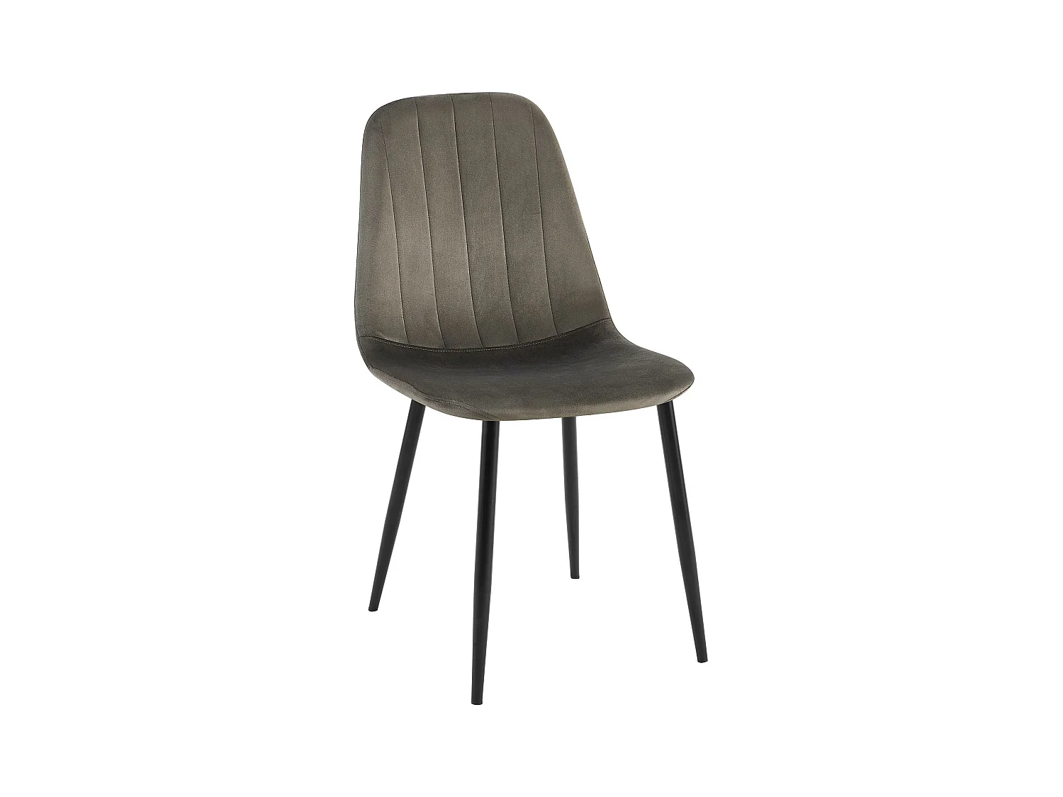 chaise salle à manger - Métal - Anthracite - Baxter