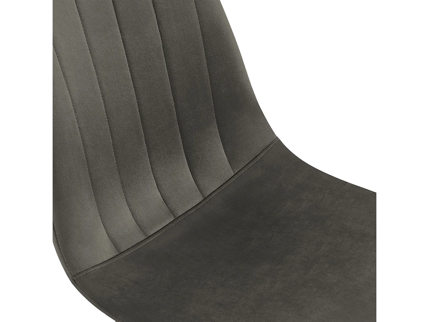 chaise salle à manger - Métal - Anthracite - Baxter