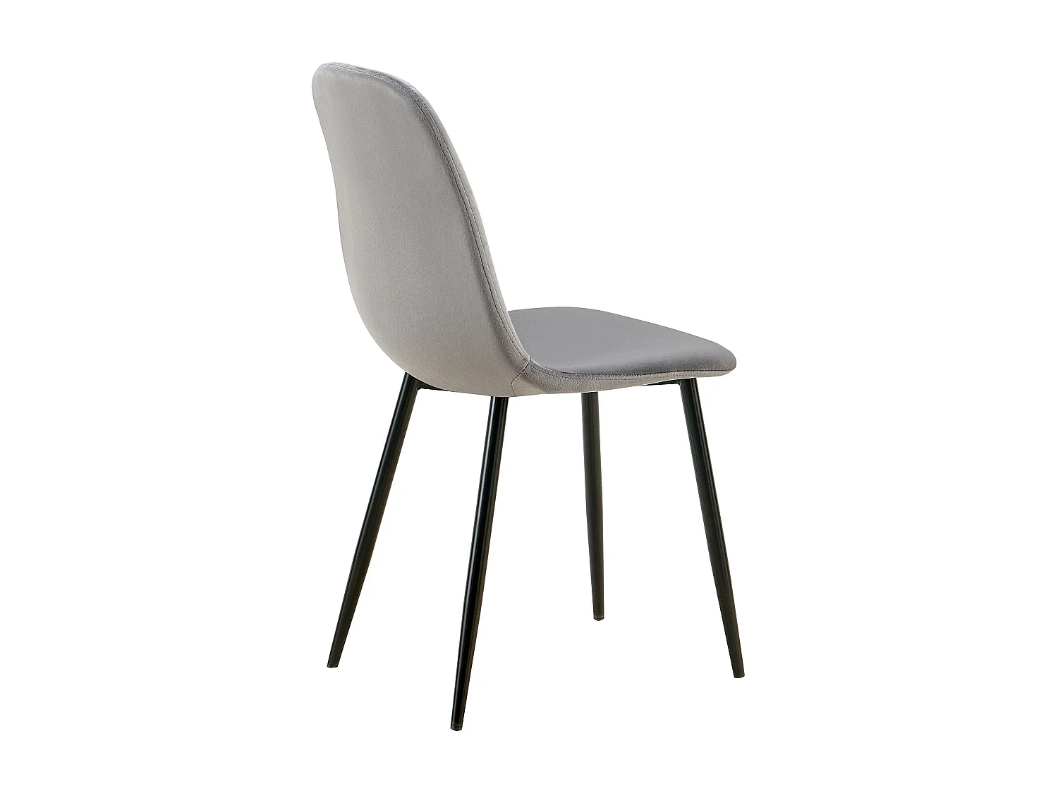 chaise salle à manger - Métal - Gris foncé - Baxter