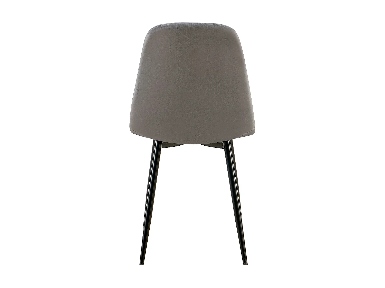 chaise salle à manger - Métal - Gris foncé - Baxter