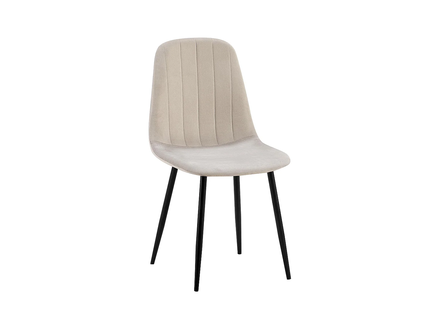chaise salle à manger - Métal - Gris - Baxter