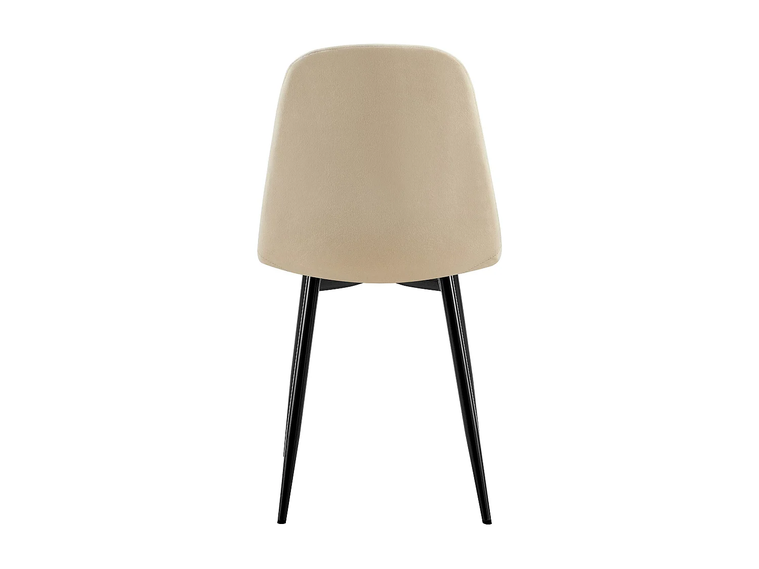 chaise salle à manger - Métal - Crème - Baxter