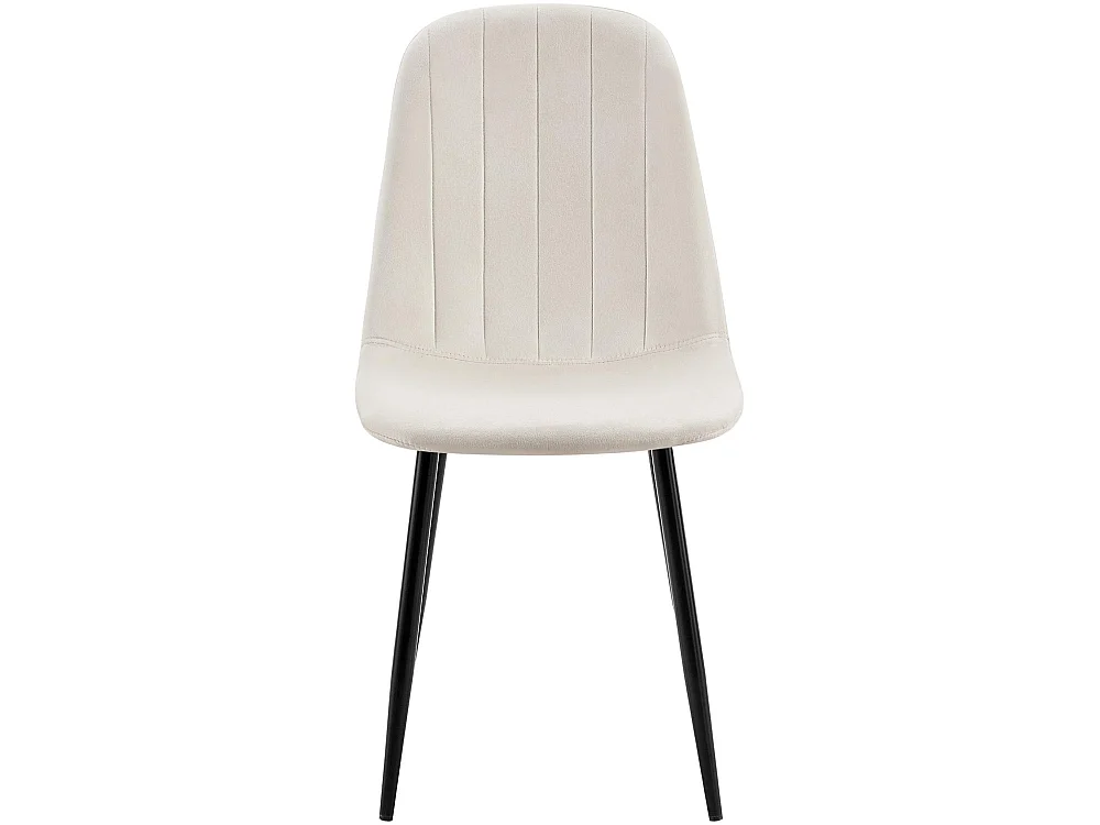chaise salle à manger - Métal - Blanc crème - Baxter