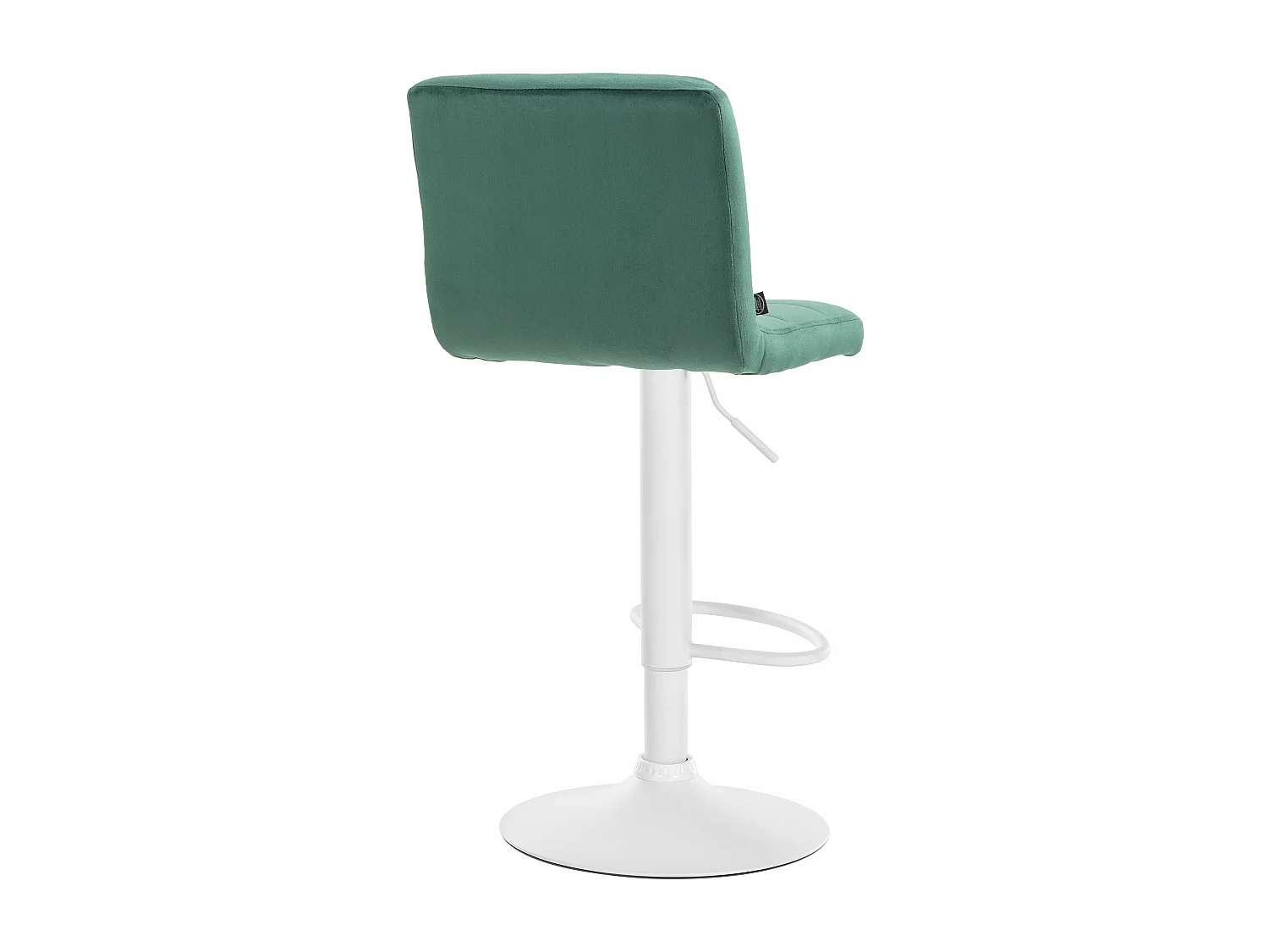 Lot de 2  Tabouret de bar - Velours & Blanc - Vert - Peru